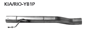 Tuyau qui remplace le silencieux avant pour KIA KIA/RIO-YB1P