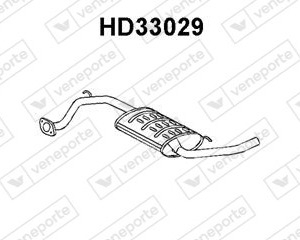 Silencieux arrière|VENEPORTE 18031SH4506-18031SH4508-183075H3G14-18307SH4306-18307SH4316