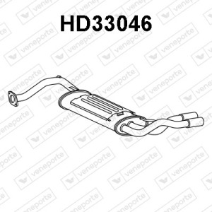 Silencieux arrière|VENEPORTE 18031SH0505-18307SH3G43-18307SH3J44-