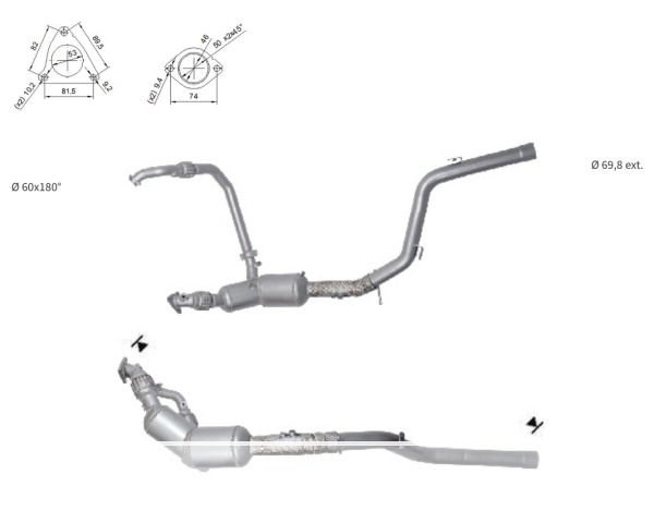 Filtre a particules LAND ROVER 3.0TD