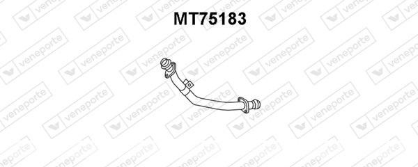 Tuyau d’échappement MB431554-