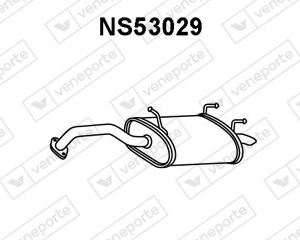Silencieux arrière|VENEPORTE 20100AV610-20100AV715-20100AV716-