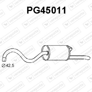 Silencieux arrière|VENEPORTE 172445-172450-172603-175450-