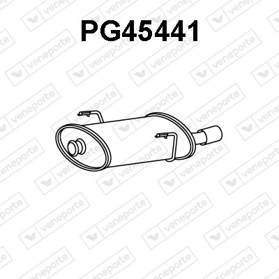 Silencieux arrière|VENEPORTE 1726EH-1726KT-1726VL-1726VW-