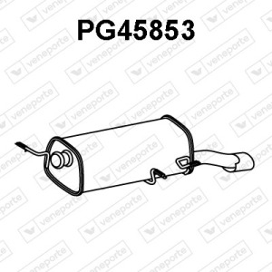Silencieux arrière|VENEPORTE 1726ZF-9805296580-