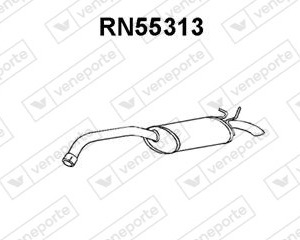 Silencieux arrière|VENEPORTE 7700821145-