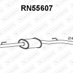 Silencieux central|VENEPORTE 7700421018-8200043358-