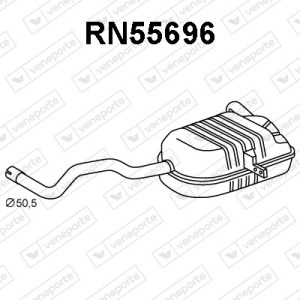 Silencieux arrière|VENEPORTE 8200189571-8200189575-8200276003-8200558799-