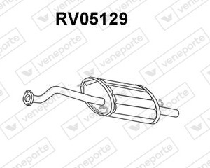 Silencieux arrière|VENEPORTE 18307SN3E50-18307SN3X50-EGP1821EVA-GEX33441-GEX33450
