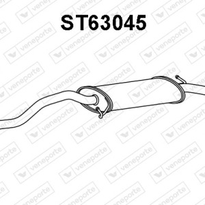 Silencieux arrière|VENEPORTE 6K5253609B-6K5253609N-