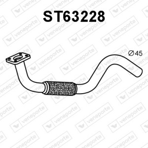 Tuyau d’échappement 6K0253058NV-