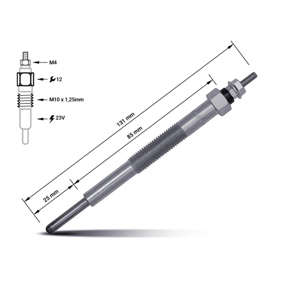 ME007649, Bougie de préchauffage