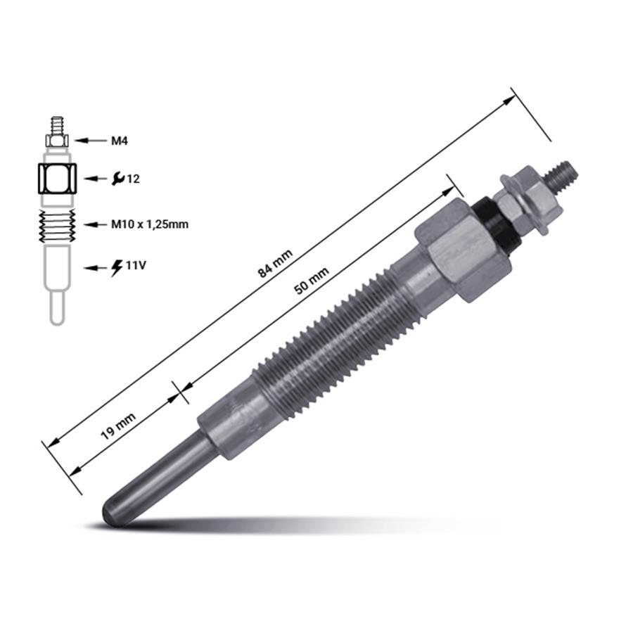 11065-31N00, Bougie de préchauffage