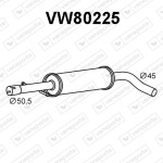 Silencieux central|VENEPORTE 1J0253209-1J0253209E-1J0253209F-1J0253209G-1J0253209L