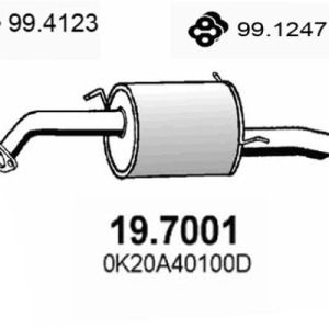 Silencieux 0K23N40100B