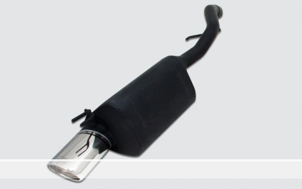 Échappement sport FIAT Bravo II con CUTOUT IN BUMPER, recorte en el parachoques 1,4i 66/88/103kW