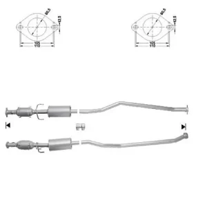 CATALYSEUR MAZDA 3 2.0i 16V