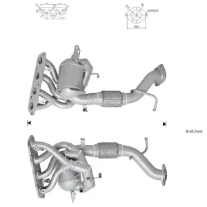 CATALYSEUR MAZDA 3 2.0i 16V