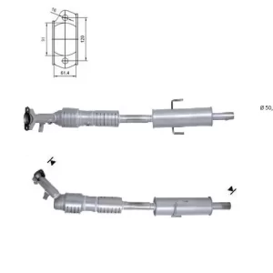 CATALYSEUR MAZDA 6 1.8