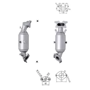 CATALYSEUR HONDA CIVIC 1.8i 16V