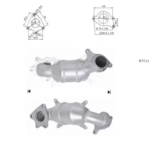 CATALYSEUR HONDA FR-V 2.2TD