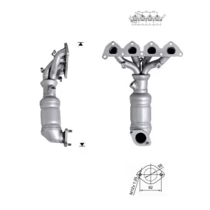 CATALYSEUR HYUNDAI COUPE 1.6i