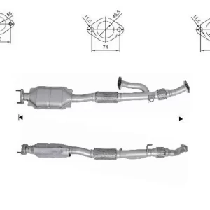 CATALYSEUR HYUNDAI COUPE 2.7i V6