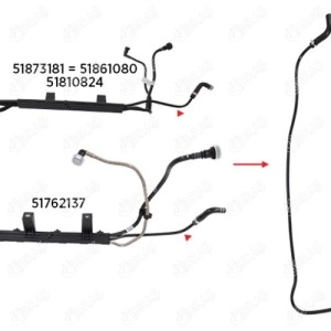 TUYAU DE TURBO 51873181